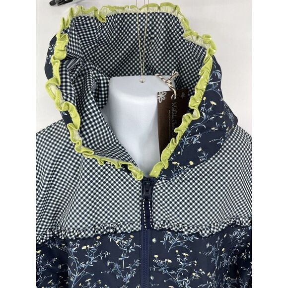 NewMatilda Jane Girls Blue Hooded Jacket Size 16 Floral Enchanted Garden - Picture 7 of 15